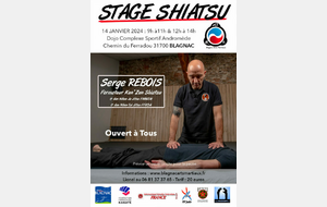 Stage Shiatsu Ken'Zen